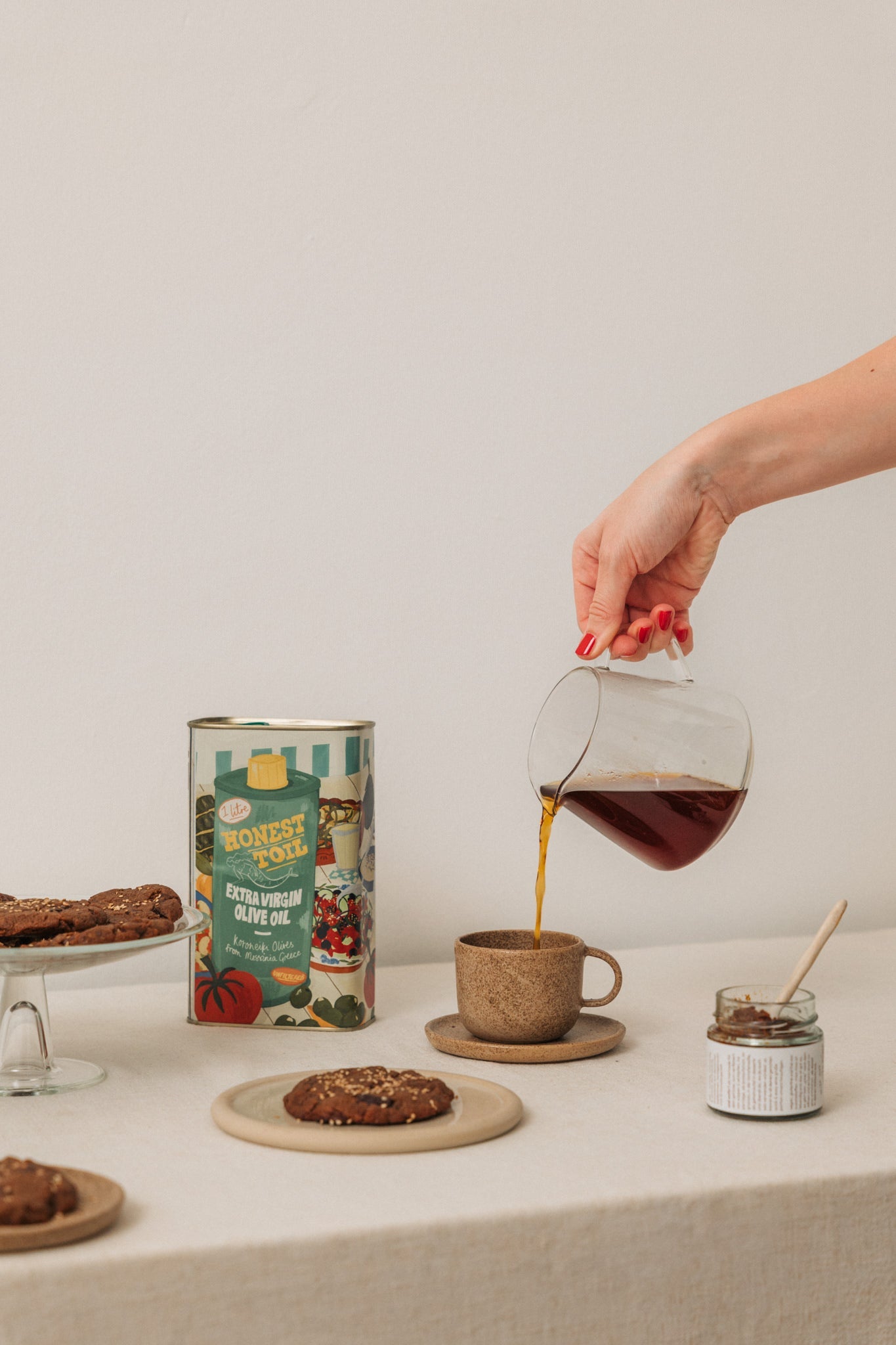 Olive oil, miso & tahini Christmas cookies - by Daniel from miso miso