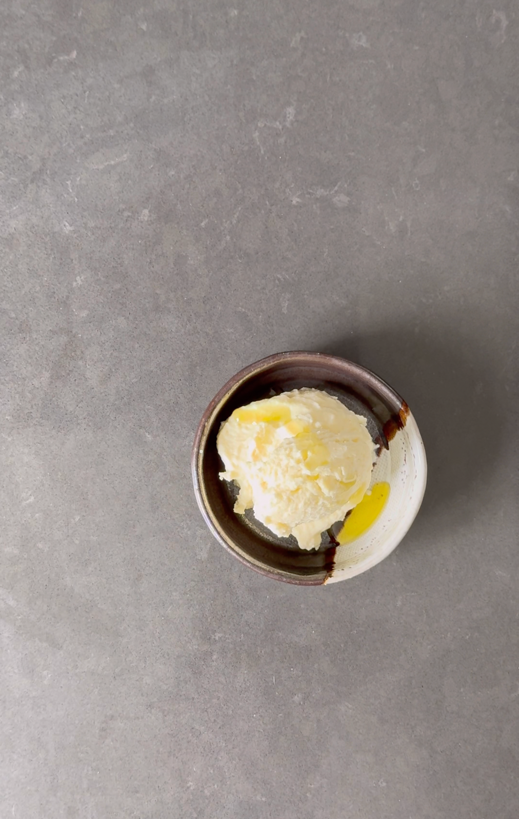 3 ingredient no churn olive oil ice cream - by Tomek