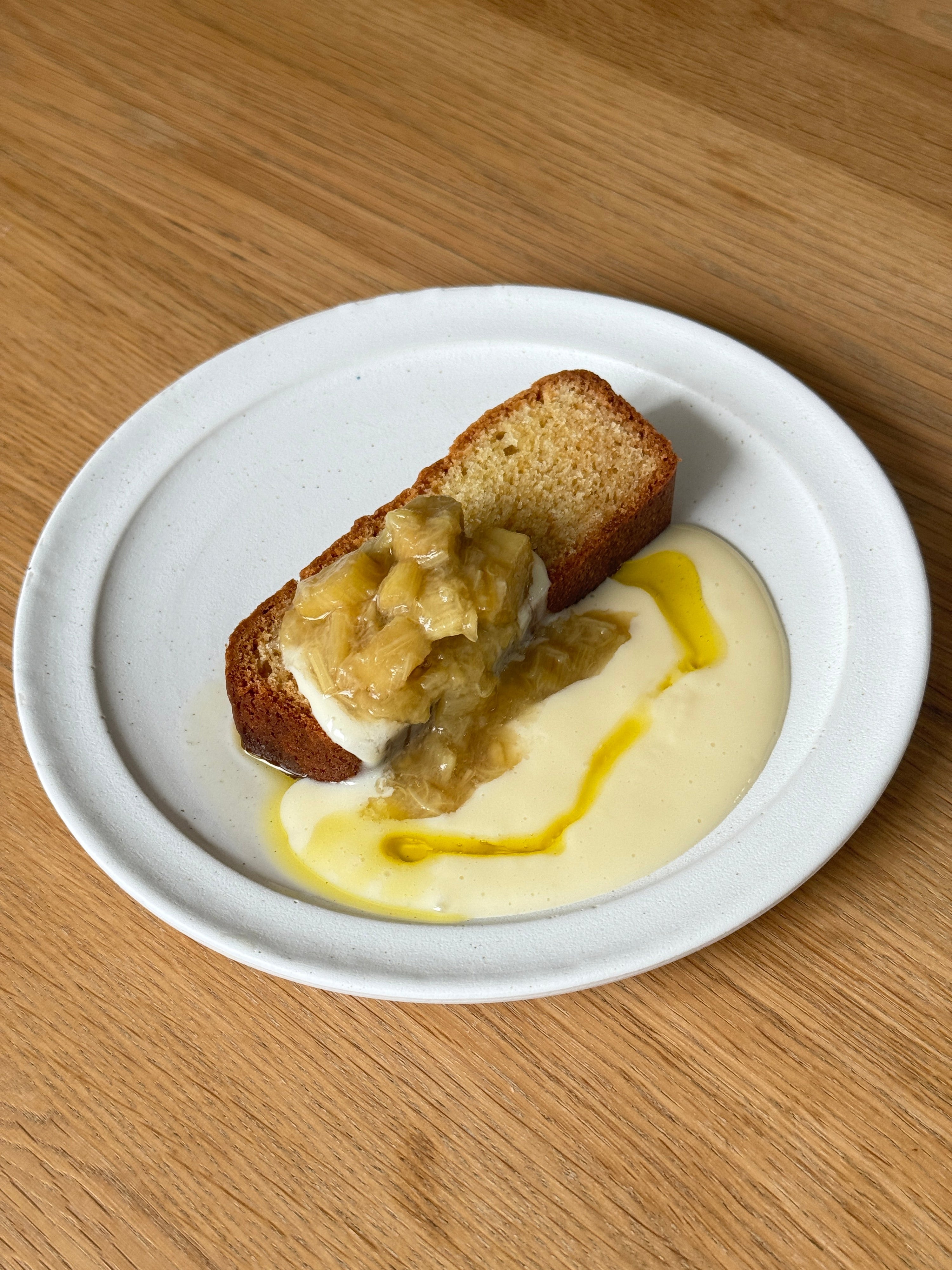 Lemon Olive Oil Yoghurt Loaf with Pimento Cream - by Bill
