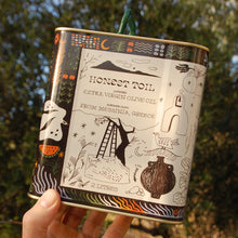 Load image into Gallery viewer, 2 Litre extra virgin olive oil - illustrated can - FRESH 2023 HARVEST!

