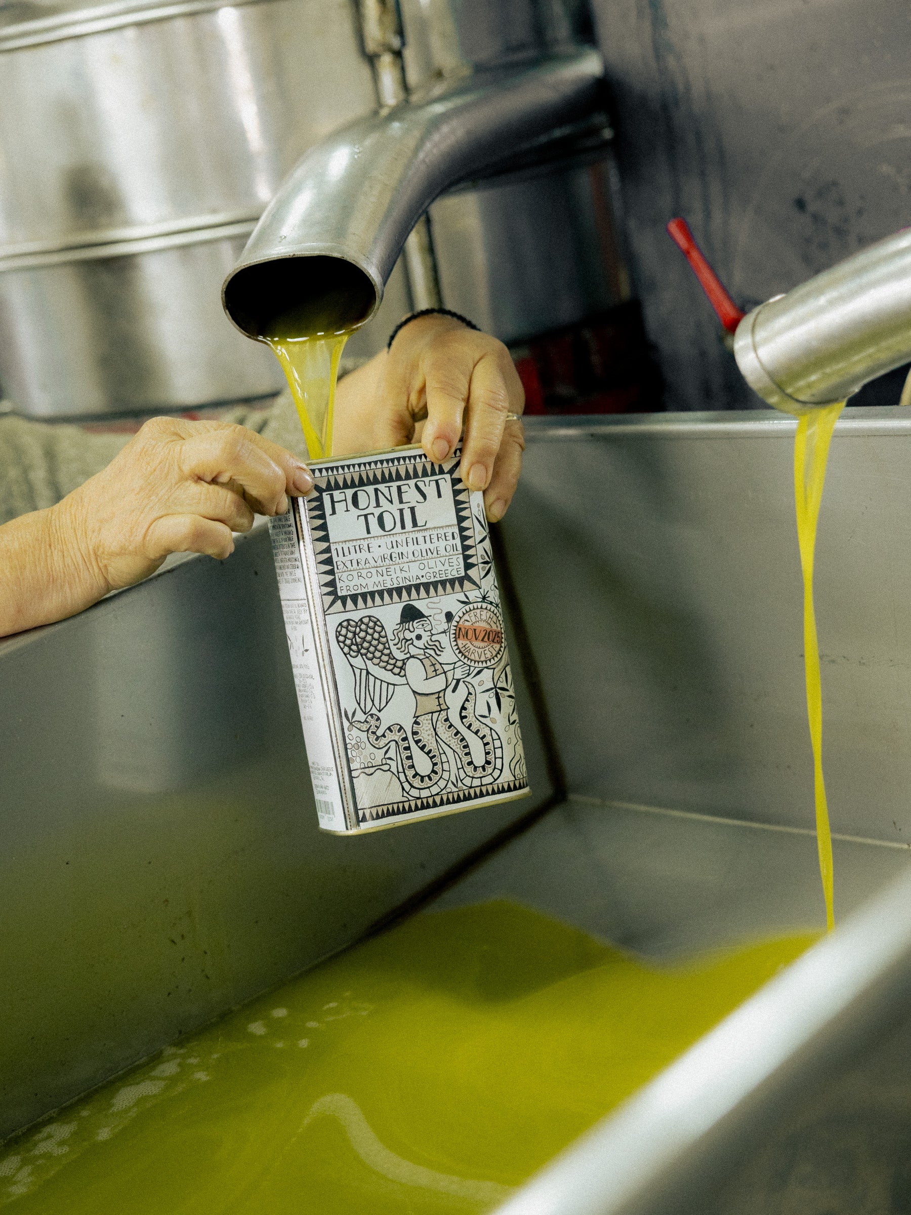 1L Olive Oil Can | Honest Toil