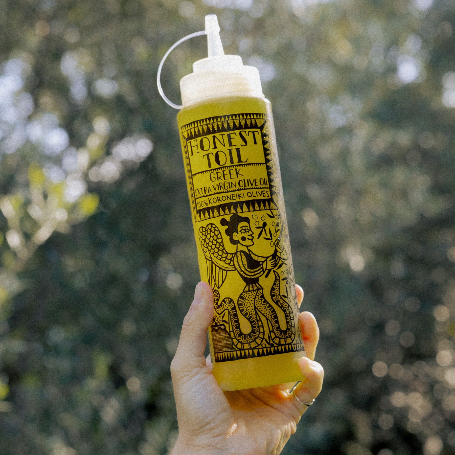 Refillable Olive Oil Squeeze Bottle